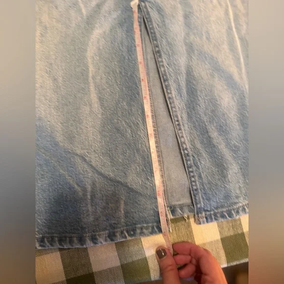 Zara Midi Denim Skirt - Picture 9 of 9